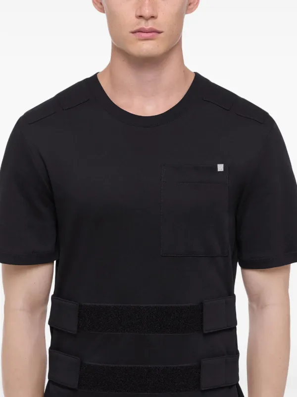 【HELMUT LANG】Logo pocket short sleeve T-shirt/全国送料込み Helmut Lang touch-strap T-shirt | Black | FARFETCH