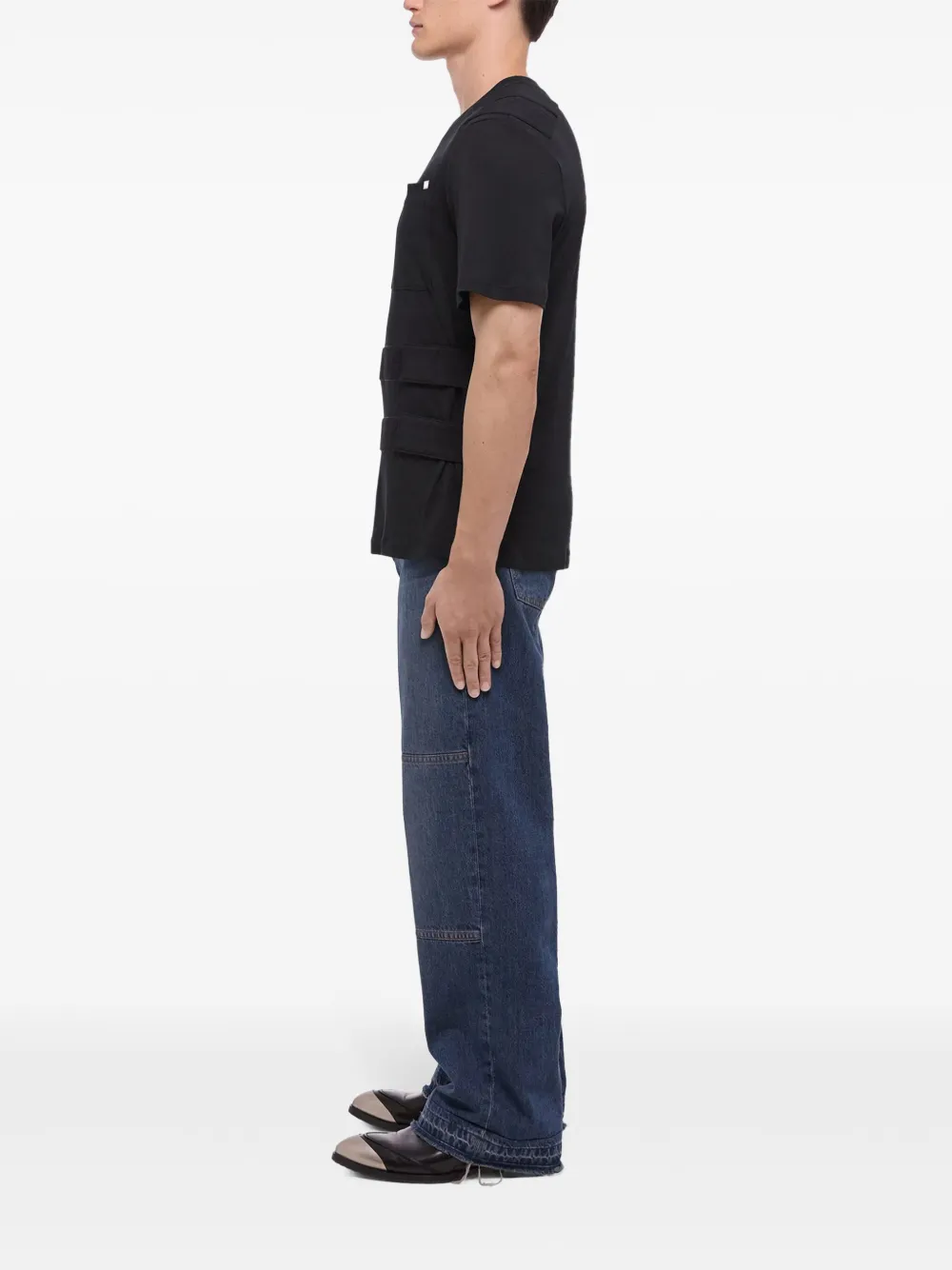 HELMUT LANG TOUCH-STRAP T-SHIRT