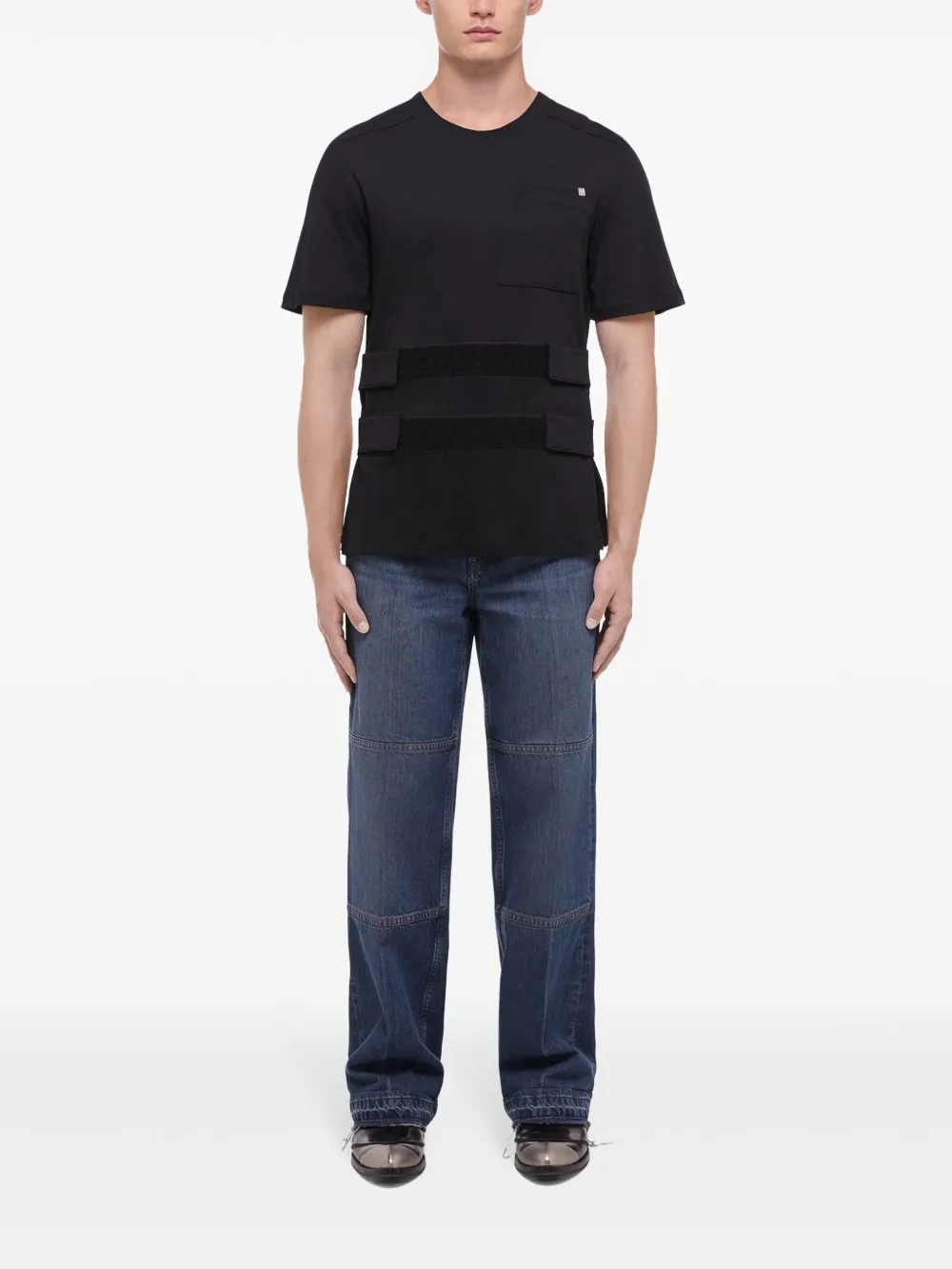 HELMUT LANG TOUCH-STRAP T-SHIRT