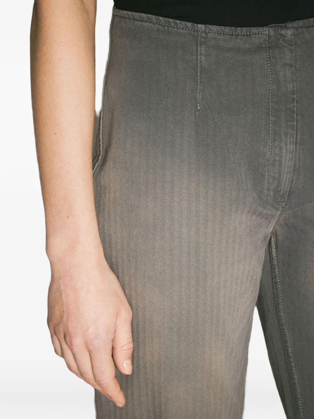 OUR LEGACY herringbone trousers Grijs