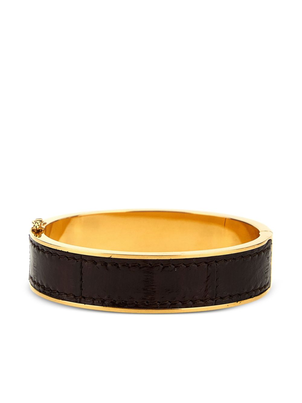 Saint Laurent Cassandre bracelet - Brown