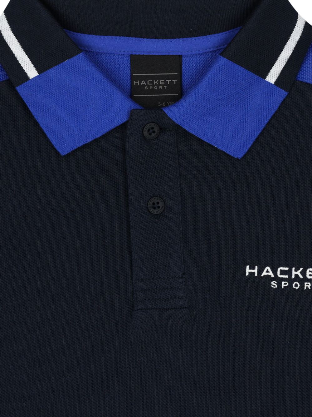 Hackett Kids Poloshirt met geborduurd logo Zwart