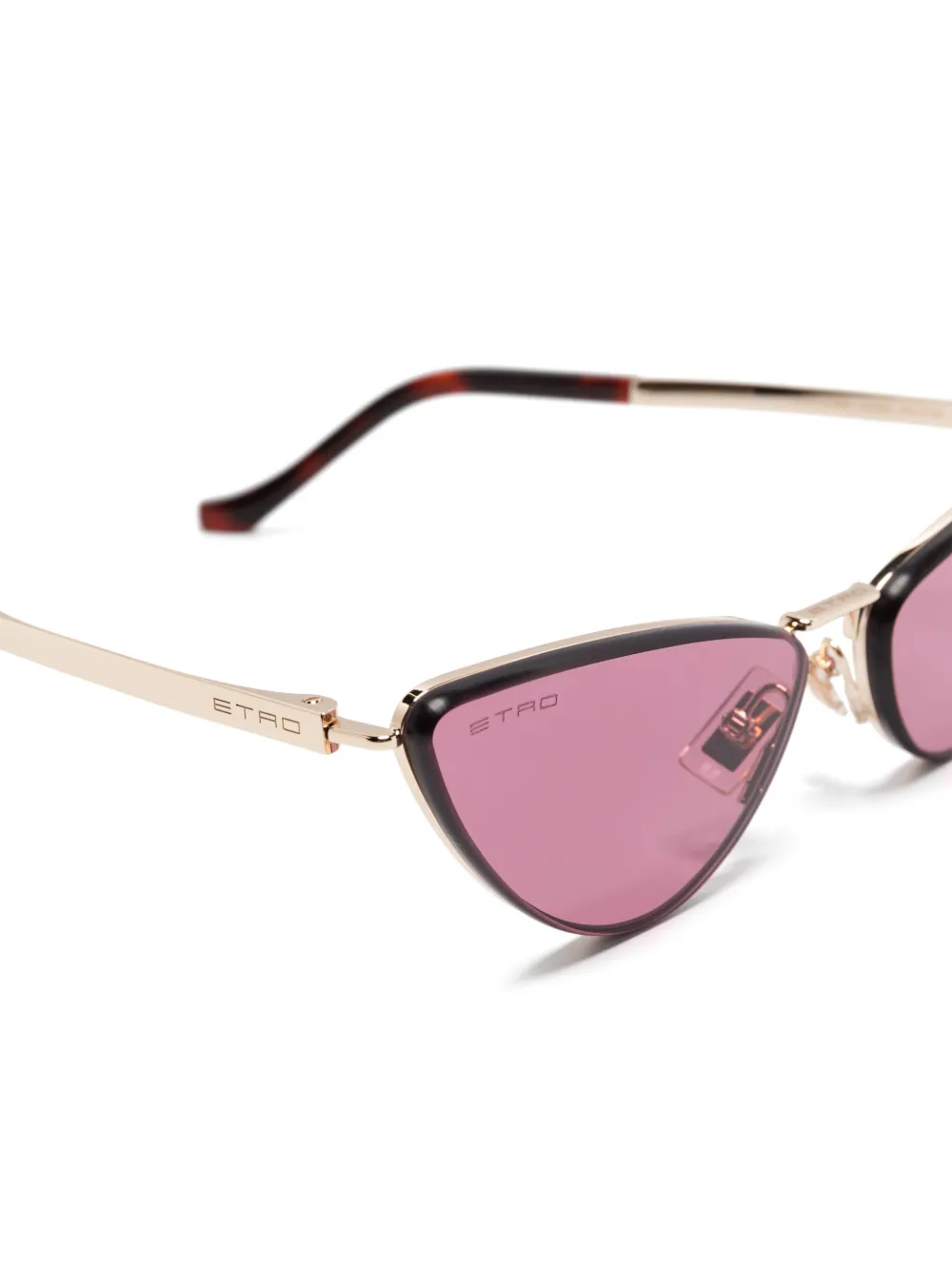 ETRO Zonnebril met cat-eye montuur Goud