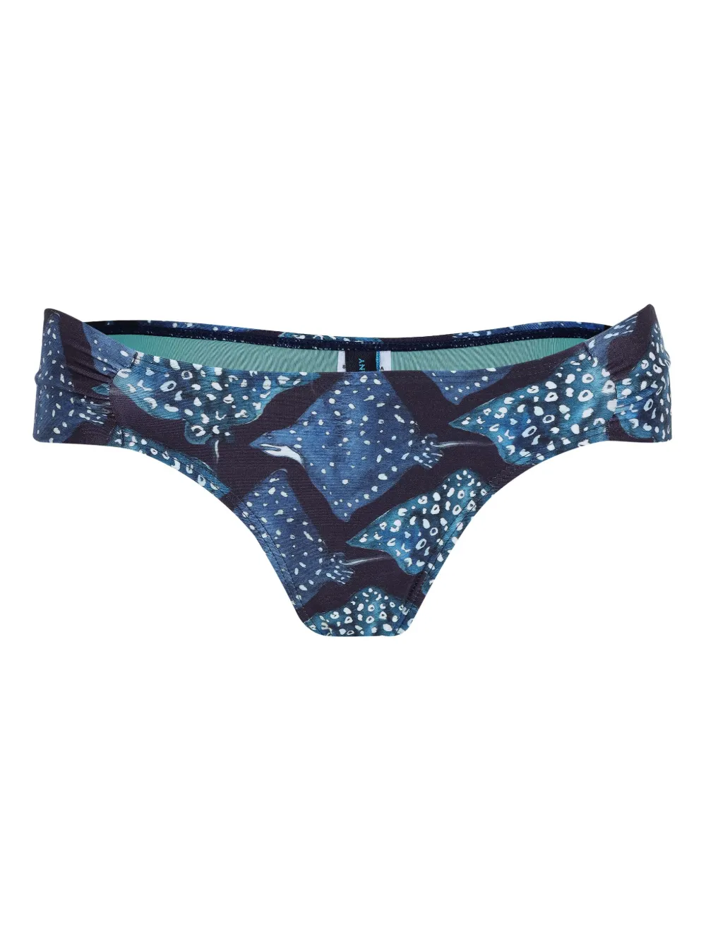 Lygia & Nanny Bikinislip met print Blauw