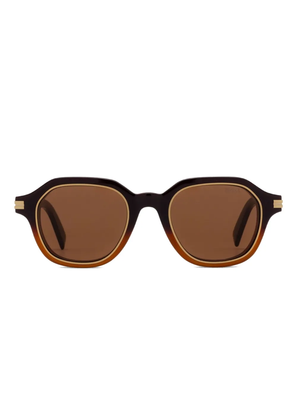 Zegna geometric sunglasses Bruin