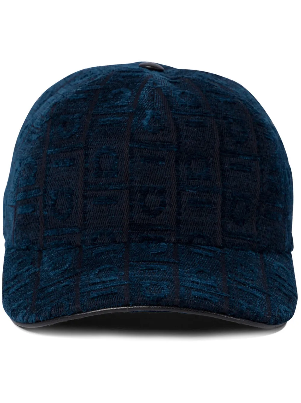 Ferragamo logo velvet cap | Blue | Image 1