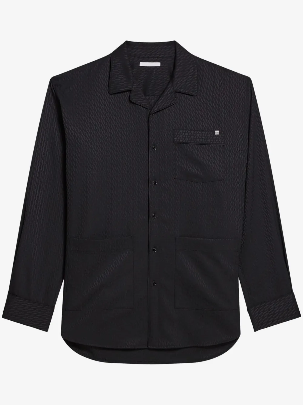Helmut Lang 几何图案印花衬衫 | 黑色 | Image 1