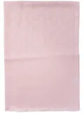 Ferragamo logo-jacquard scarf - Pink