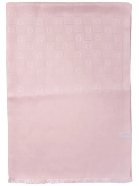 Ferragamo Echarpe com logo jacquard