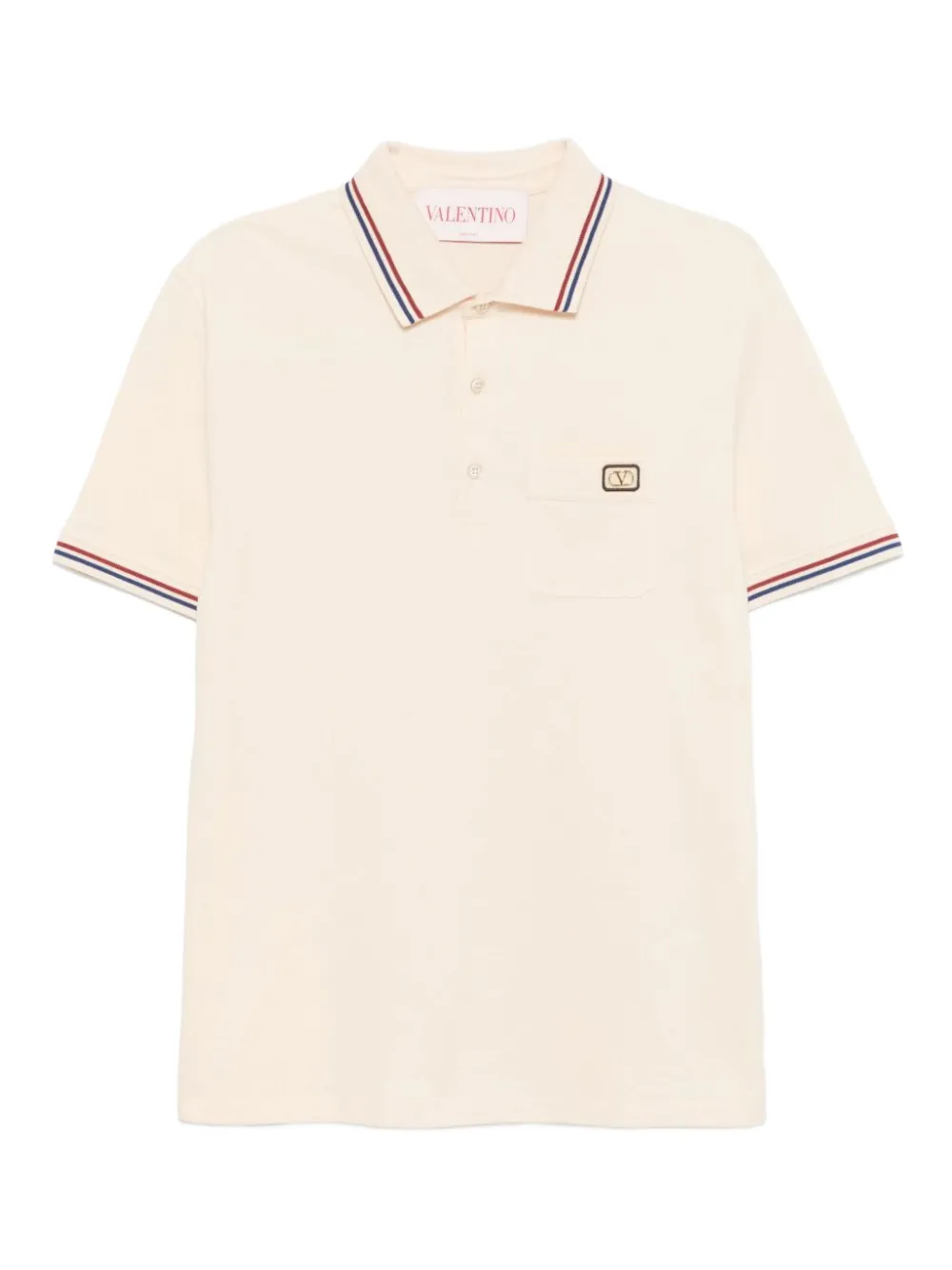 Valentino Garavani VLogo Signature poloshirt Beige