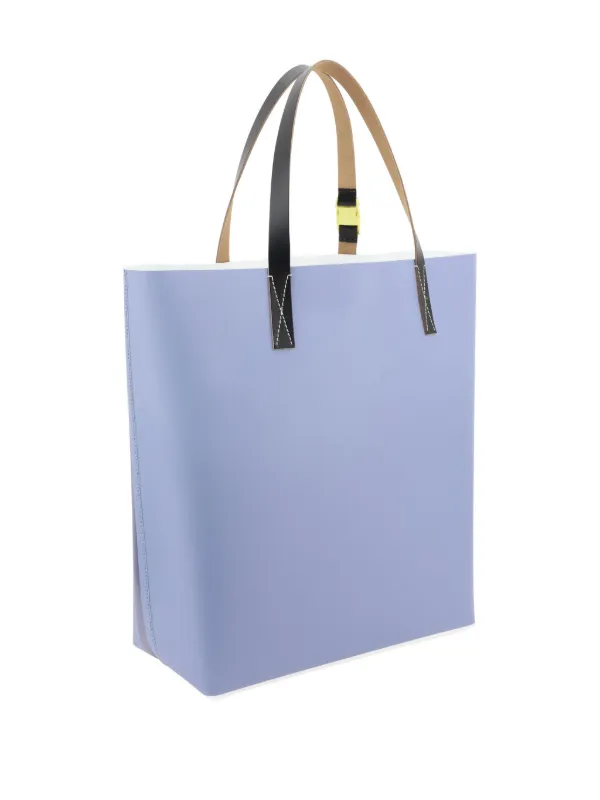 Marni ストライプ トートバッグ | ブルー | FARFETCH JP