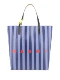 Marni striped tote bag - Blue