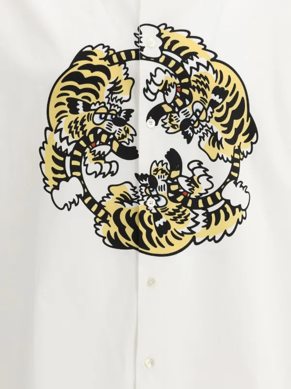 Kenzo tiger-print Shirt | White | FARFETCH IN Kenzo tiger-print Shirt | White | FARFETCH IN