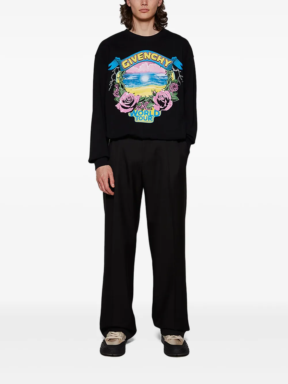 Givenchy World Tour sweater Zwart