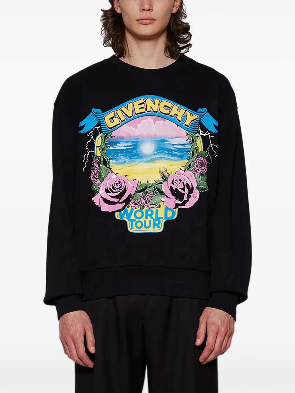Givenchy World Tour sweater Zwart