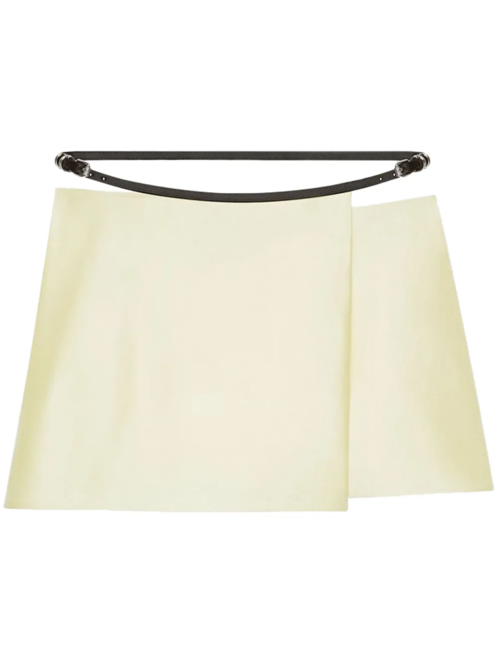 Givenchy Minirock aus Satin - Gelb