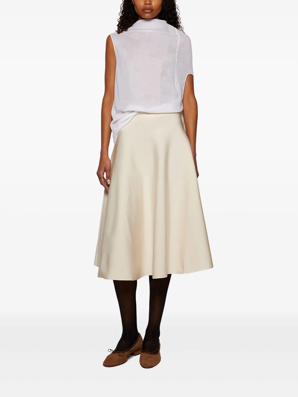 The Row Harley midi skirt - Wit