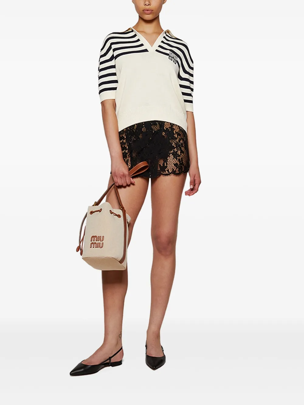 Lace Mini Skirt