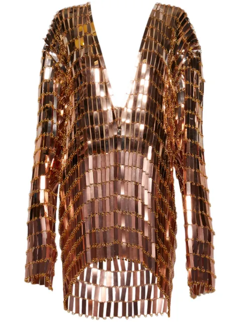 LaQuan Smith vestido corto manga larga