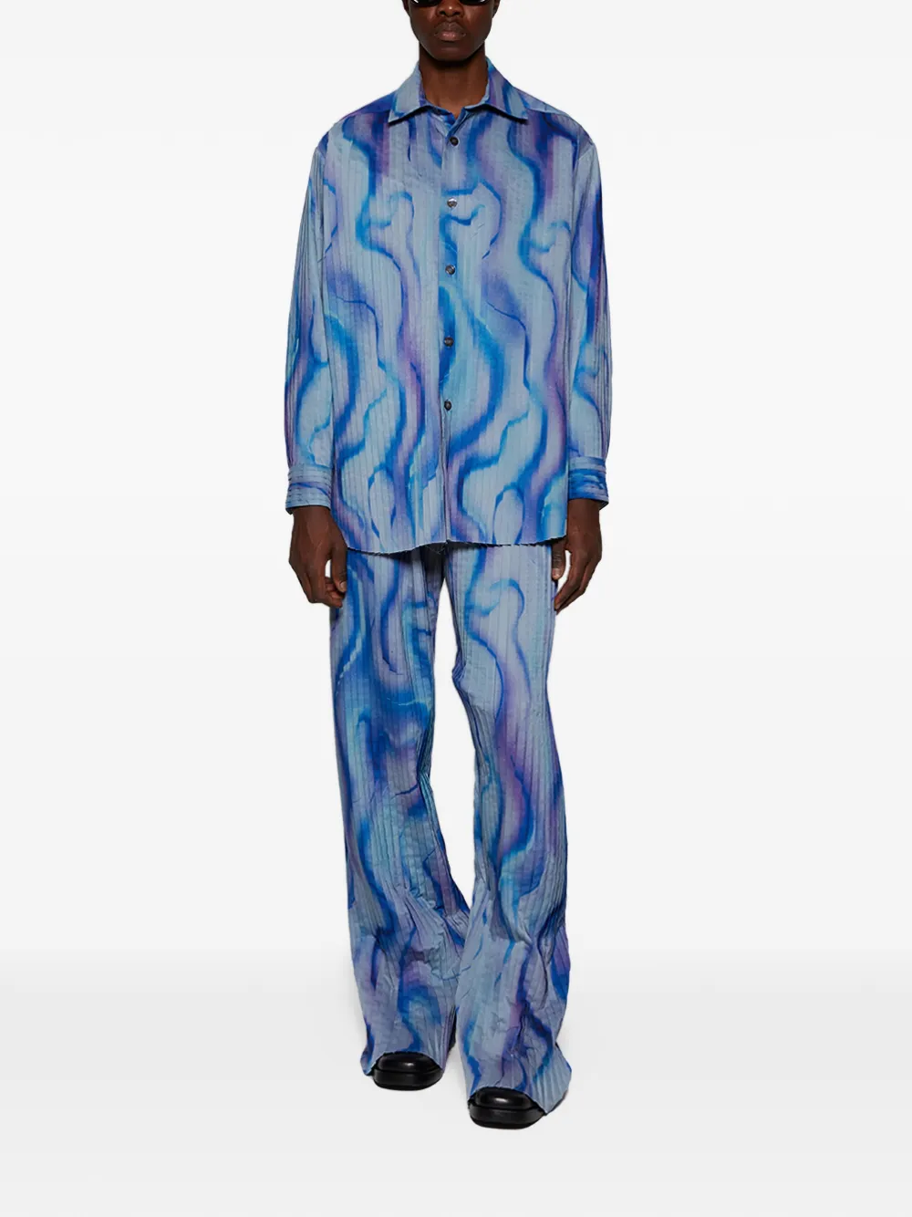 Casella Meyer pleated all-over print trousers | Weite Hosen | Image 2