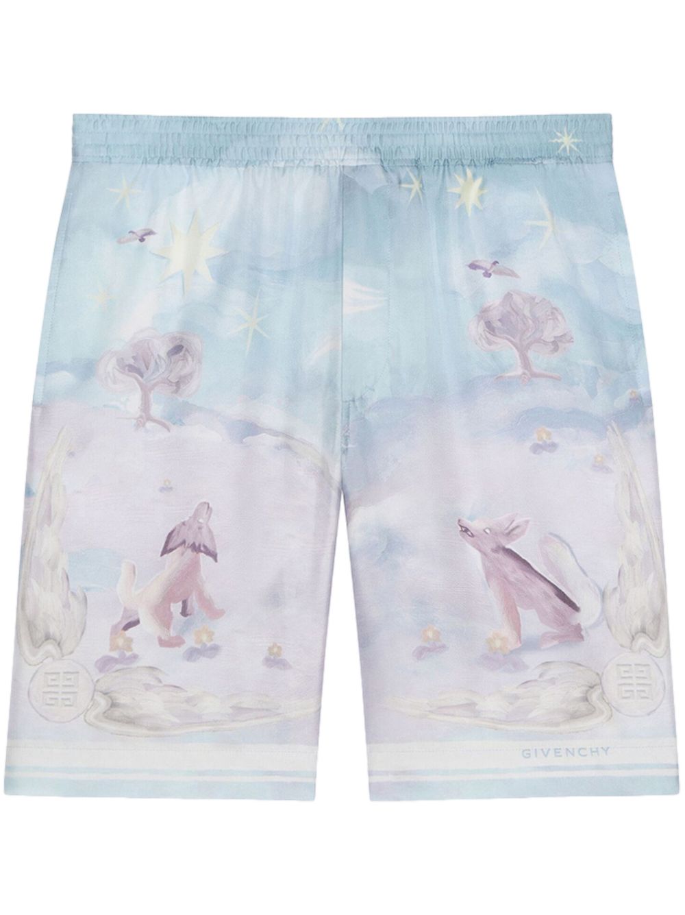 Givenchy silk shorts - Blue