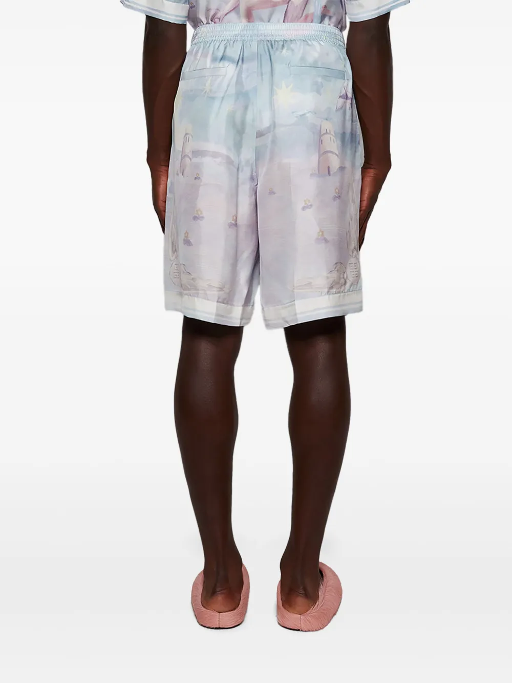 Givenchy Zijden shorts Blauw