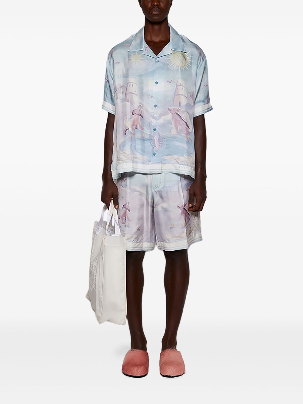 Givenchy silk shorts - Blue