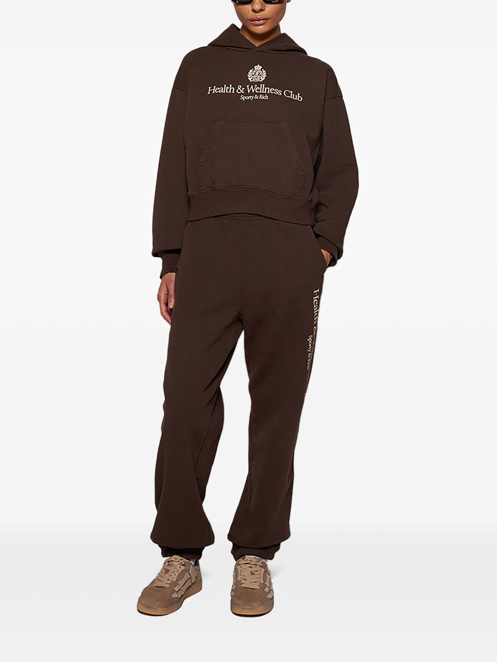 Sporty & Rich H&W Crest track pants - Bruin