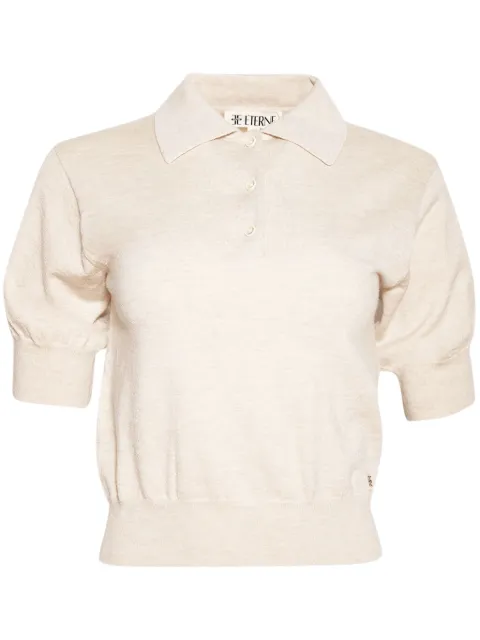 ETERNE cashmere polo top