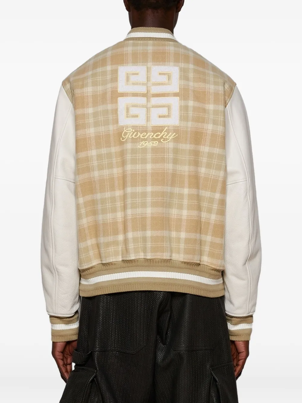 Givenchy Geruit bomberjack Beige
