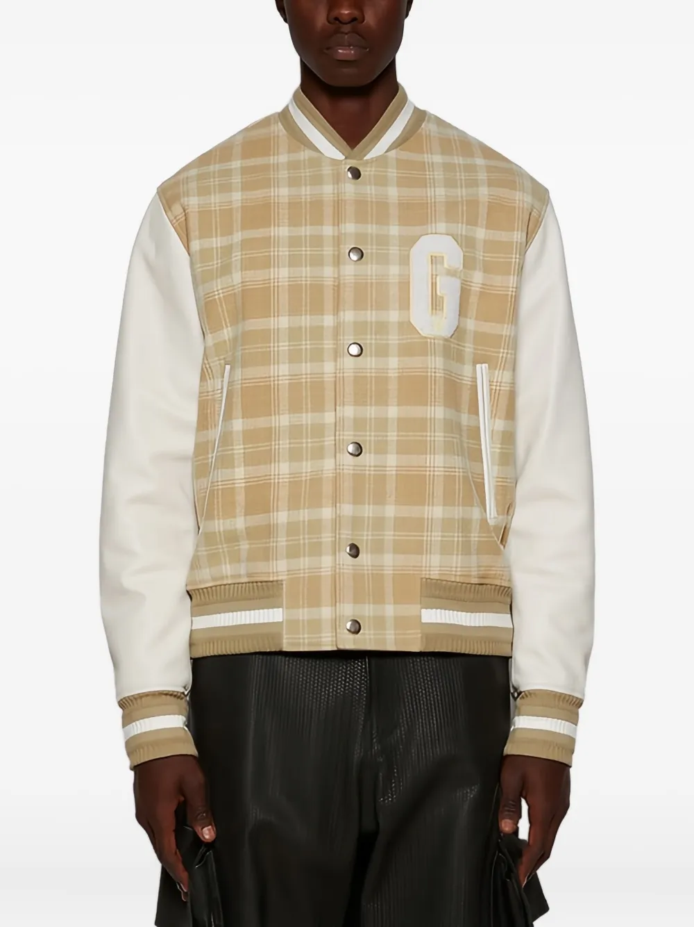 Givenchy Geruit bomberjack Beige