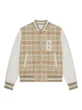 Givenchy checked varsity jacket - Neutrals