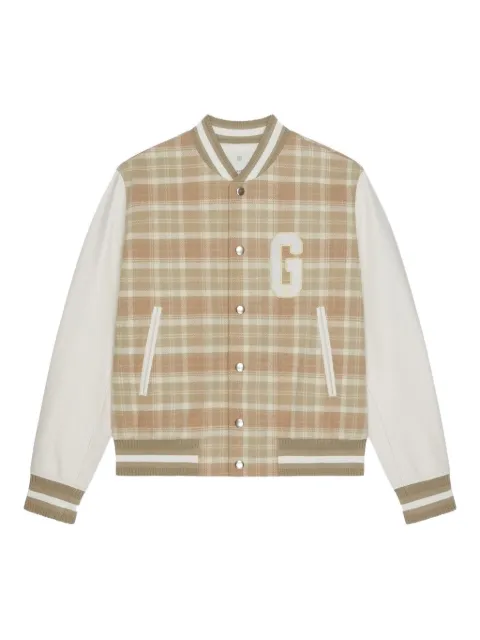 Givenchy chaqueta varsity a cuadros