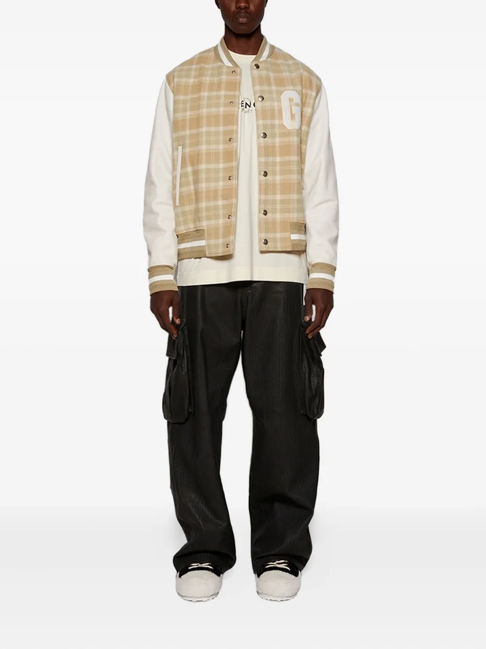 Givenchy Geruit bomberjack Beige