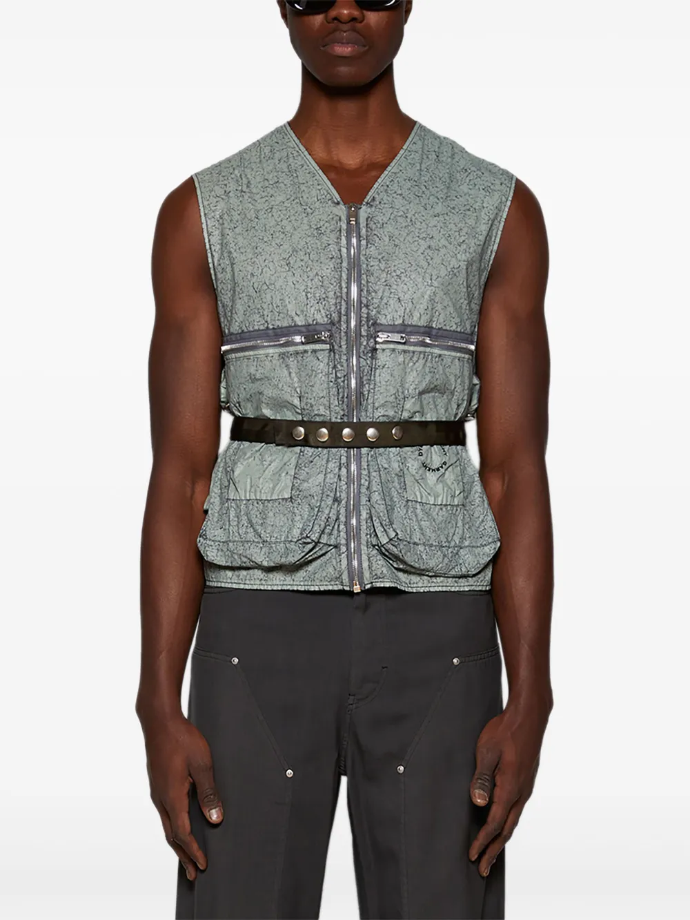  Givenchy Chaleco Radio - Gris 
