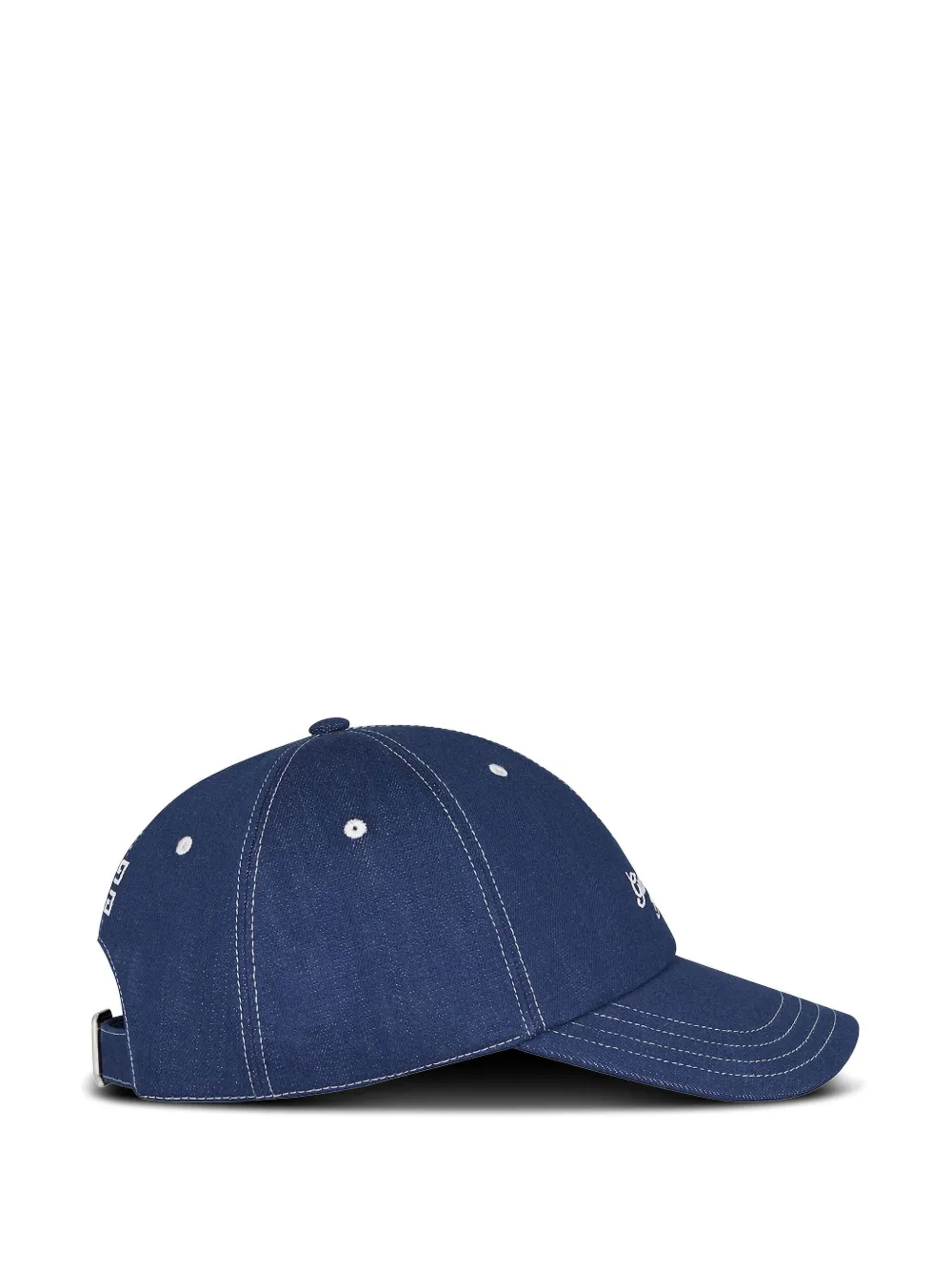 Givenchy logo-embroidered baseball cap - Blauw