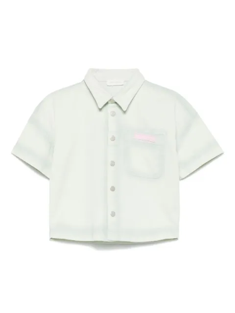 Palm Angels Kids Camisa com estampa de spray