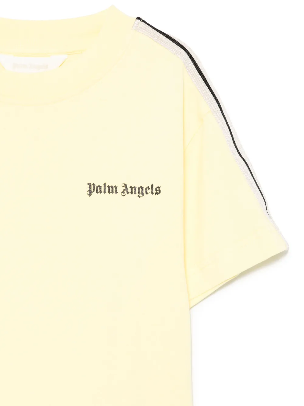 Palm Angels Kids T-shirt met logoprint Geel