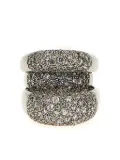 Panconesi Blow Up Solar Crystal ring - Silver