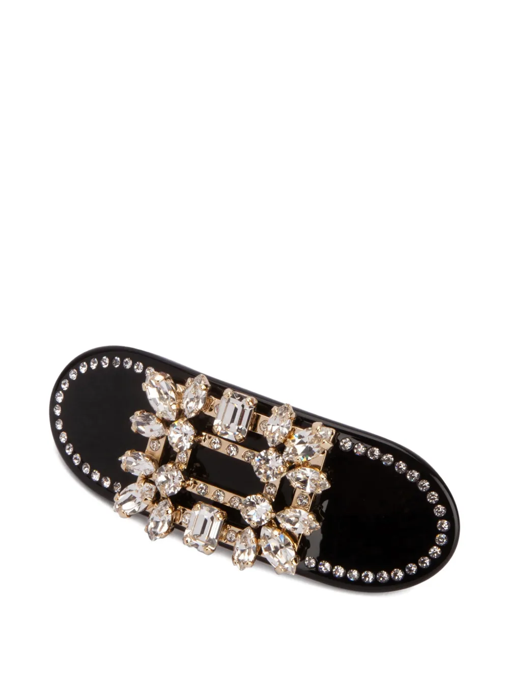 Roger Vivier crystal-embellished rectangle hair clip | Image 2