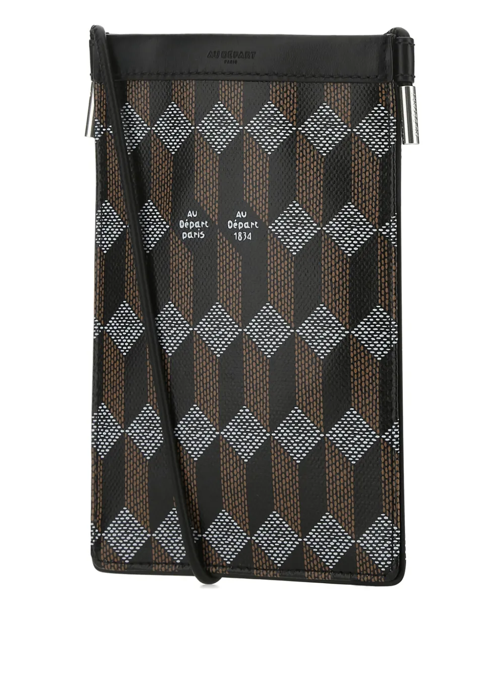 geometric-pattern phone bag