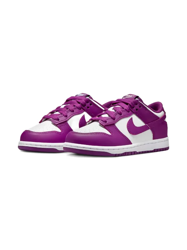 Nike Kids Dunk Low “Viotech White” スニーカー | パープル | FARFETCH JP