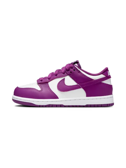 Nike Kids Dunk Low "Viotech White" sneakers