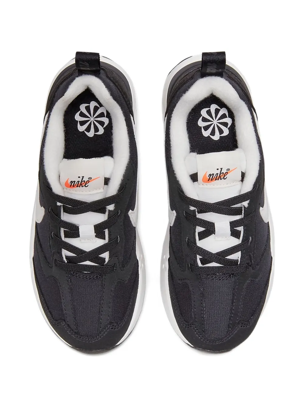 Nike Air Max Dawn "black White" Sneakers In Black