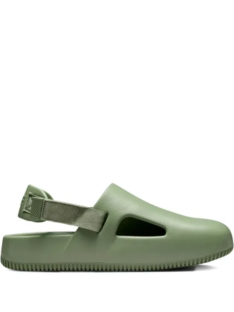 Nike Calm "Oil Green" mules
