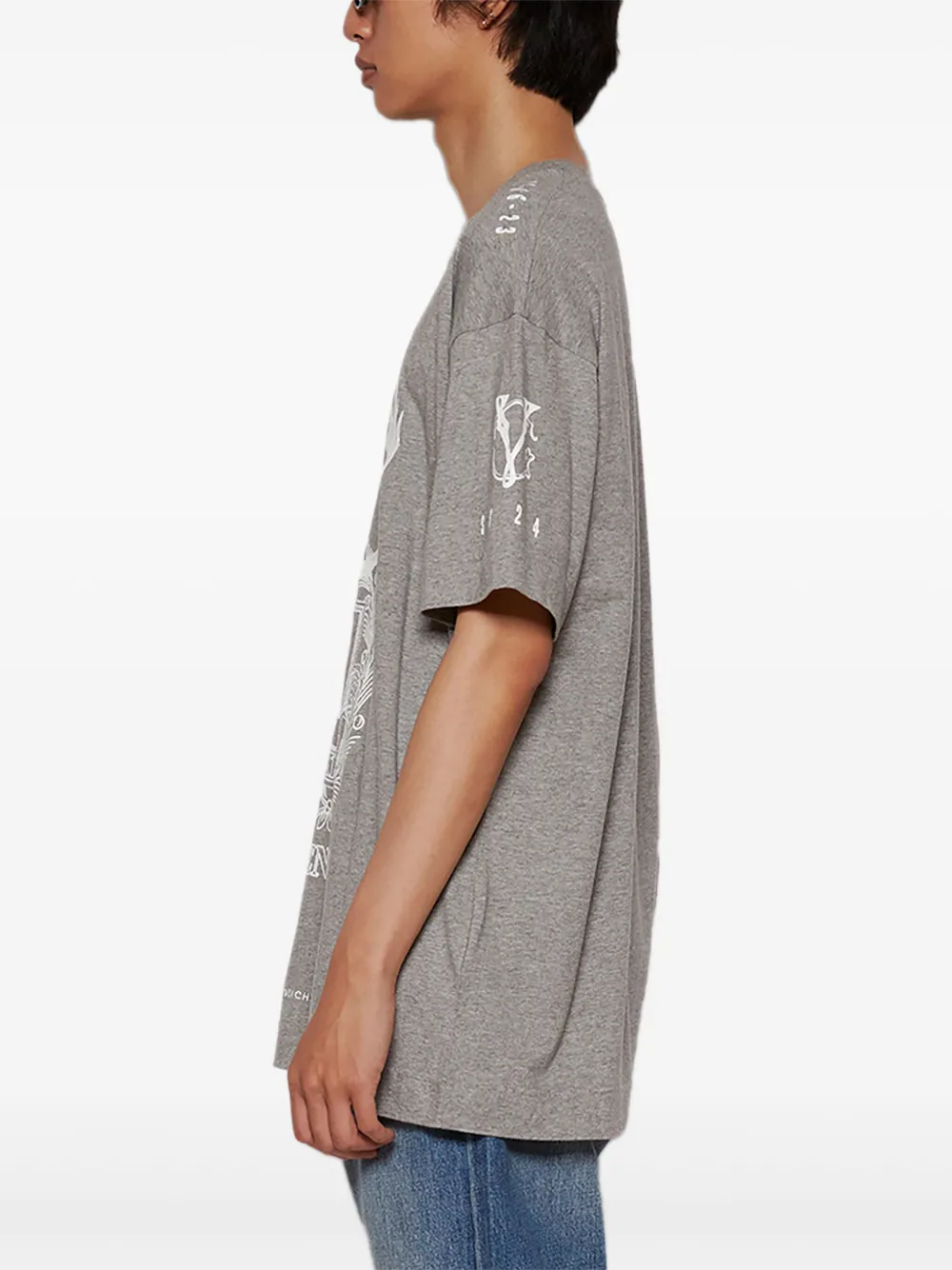 Givenchy T-shirt met korte mouwen Grijs