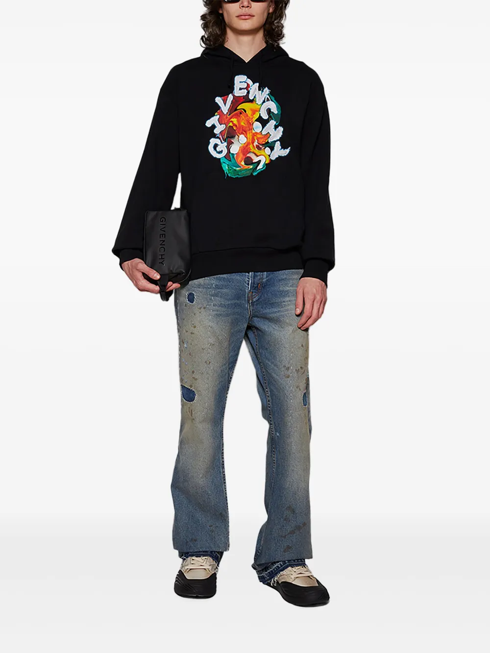 Givenchy Psychedelic hoodie Zwart