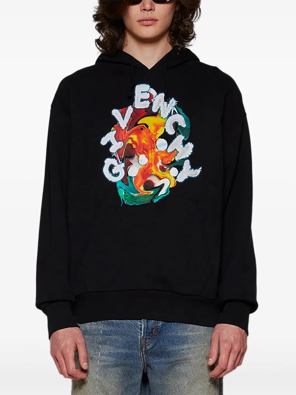Givenchy Psychedelic hoodie Zwart