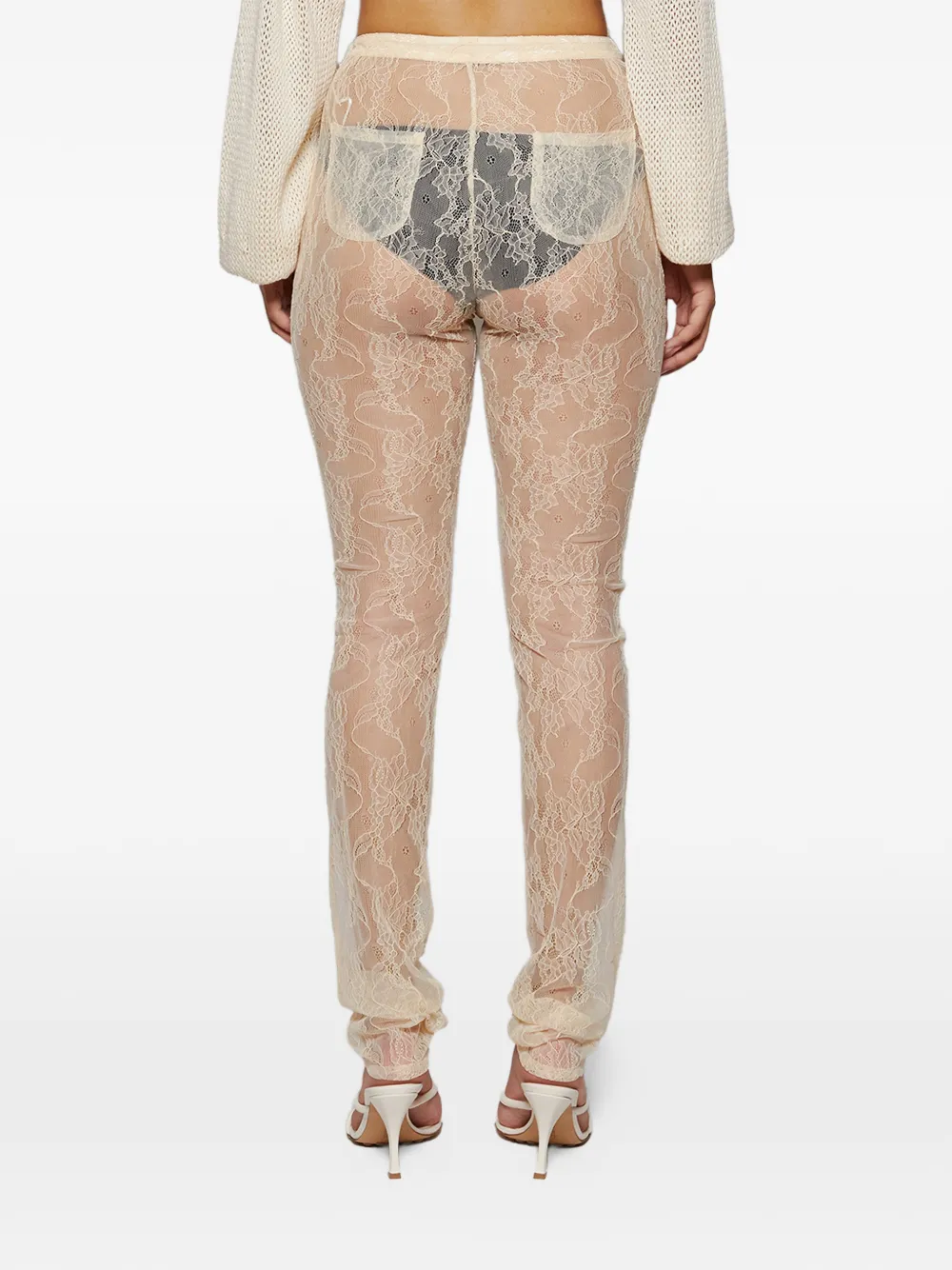Interior The Anita Lace Trousers in Neutrals, view 5