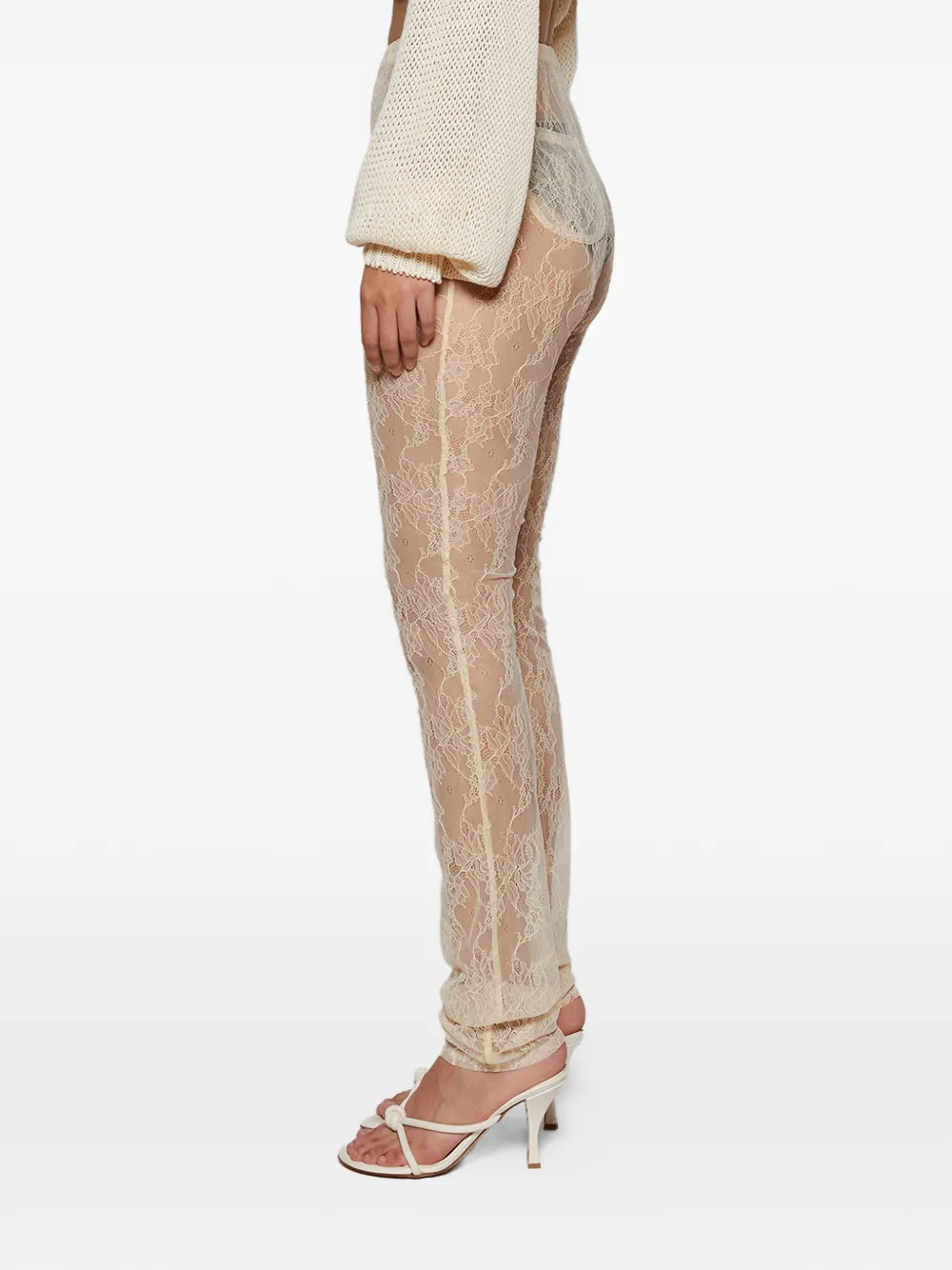 Interior The Anita Lace Trousers in Neutrals, view 4